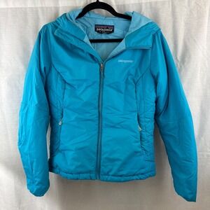 Patagonia Puffer‎ Winter Jacket Teal Blue Size Small EUC Women's